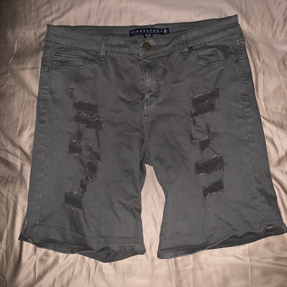 Olive shorts